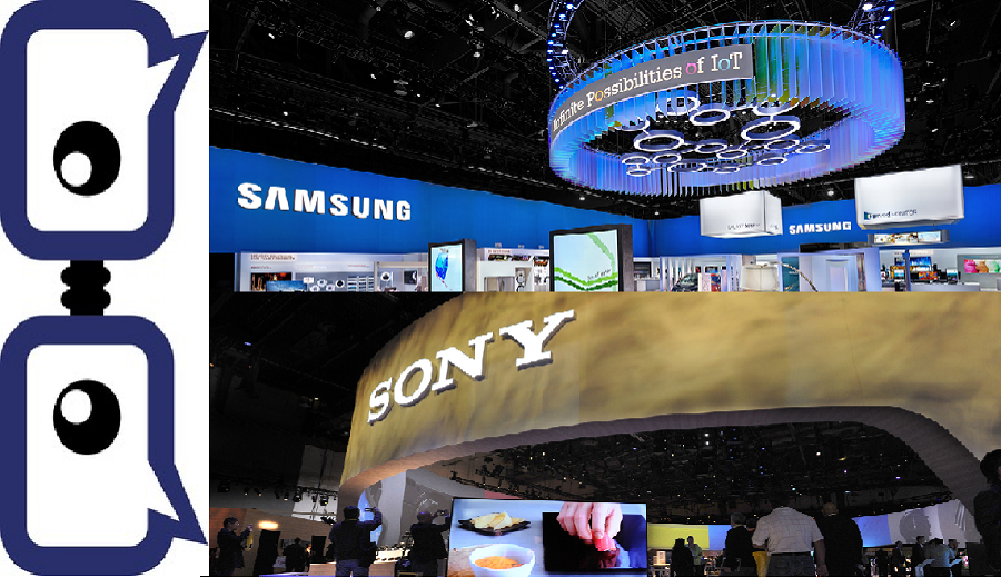 CES 2017 Sony and Samsung Booth Tour