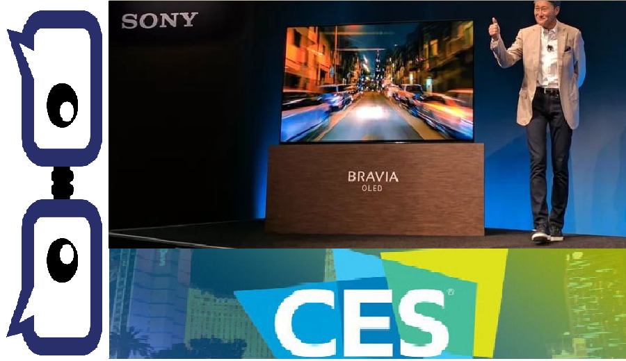 CES 2017 Sony Bravia XBR A1E OLED TV