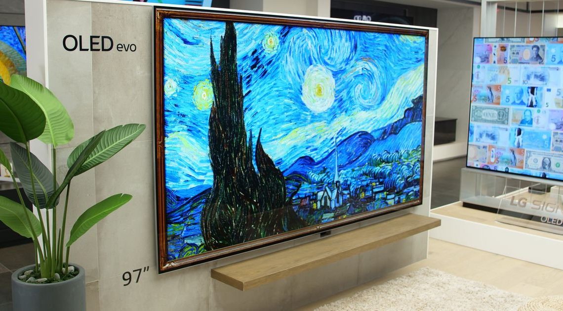 Take a look at LG’s biggest (and smallest) OLED TVs ever: Yep, it’s 97-inches
